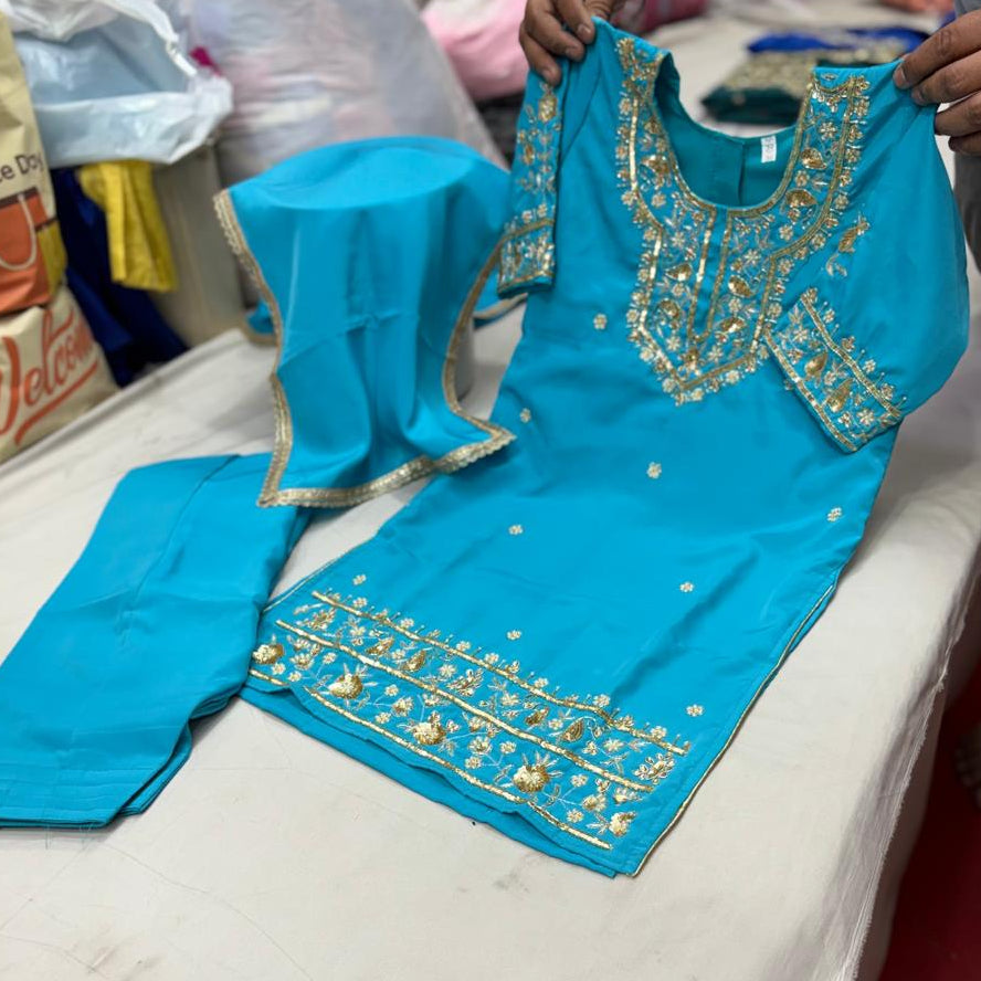 Ferozi Handwork Salwar Suit