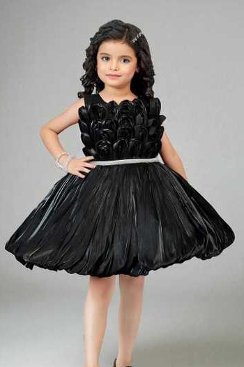 Girls' Black Party Dress
