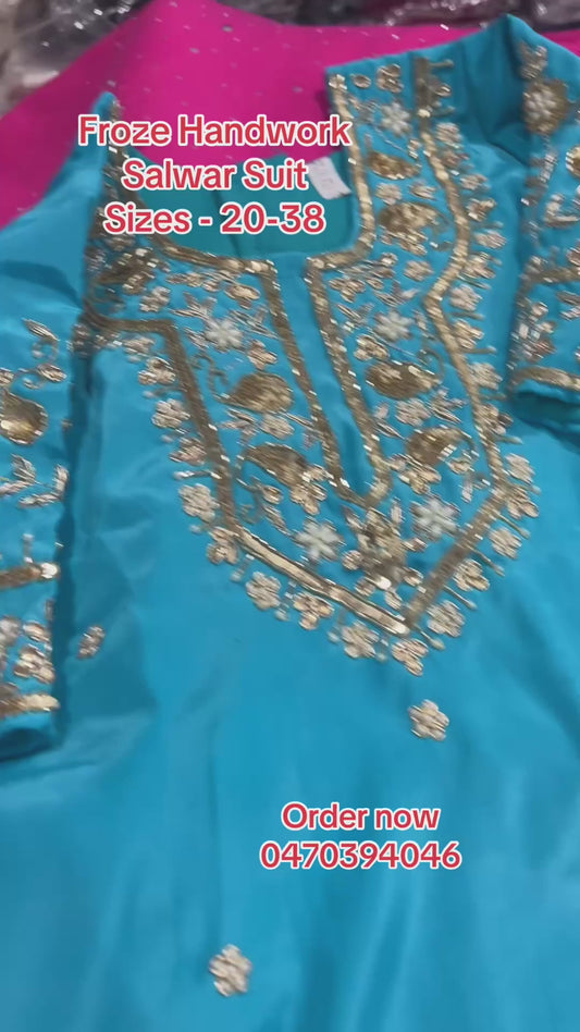 Ferozi Handwork Salwar Suit
