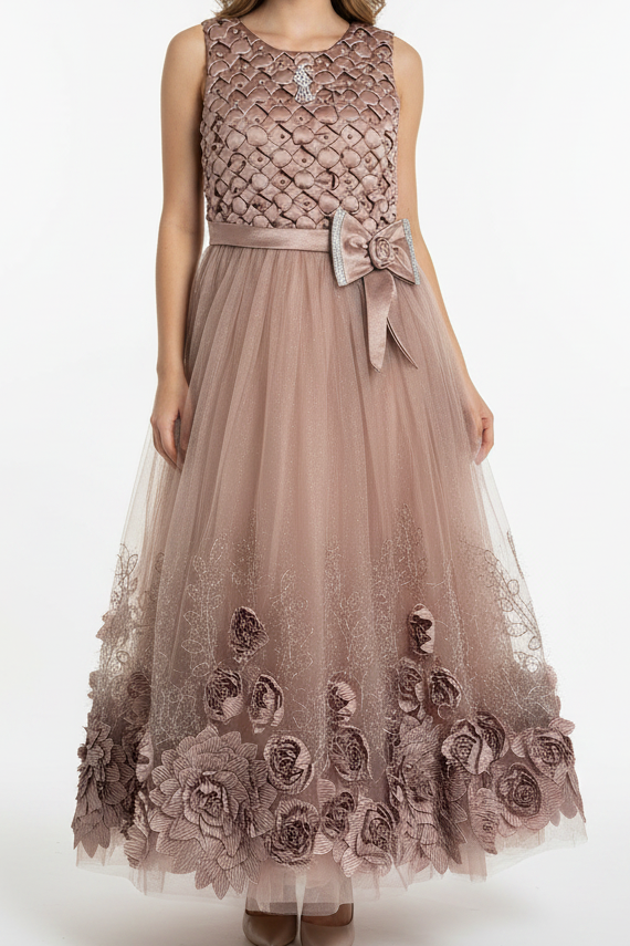 Rose Gold Party Dress - Adult Model